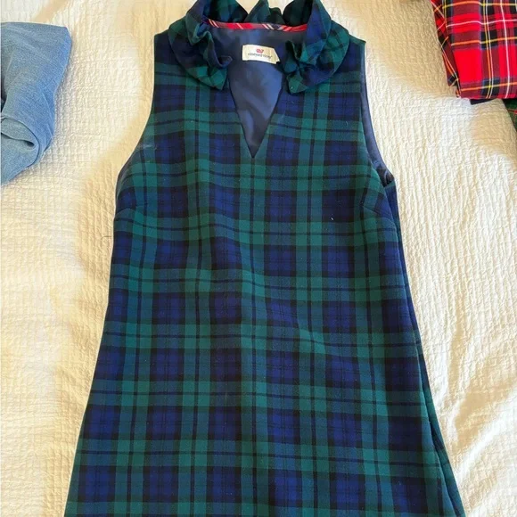 Vineyard Vines | Dresses | Blackwatch Plaid Vineyard Vines Dress | Poshmark